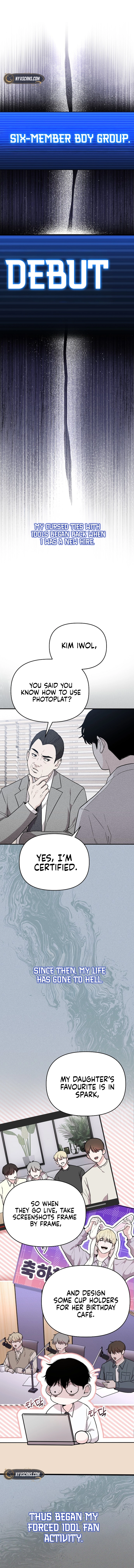 Assistant Manager Kim Hates Idols Chapter 1 Page 9