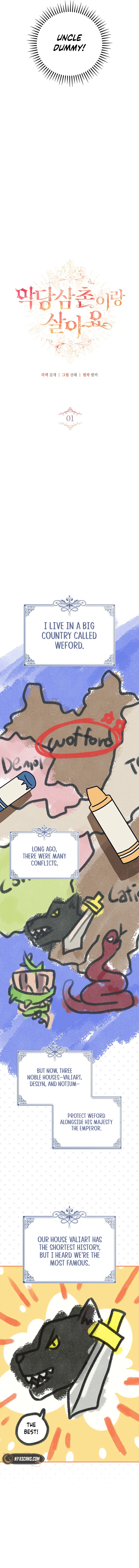 I Live With My Villain Uncle Chapter 1 Page 8