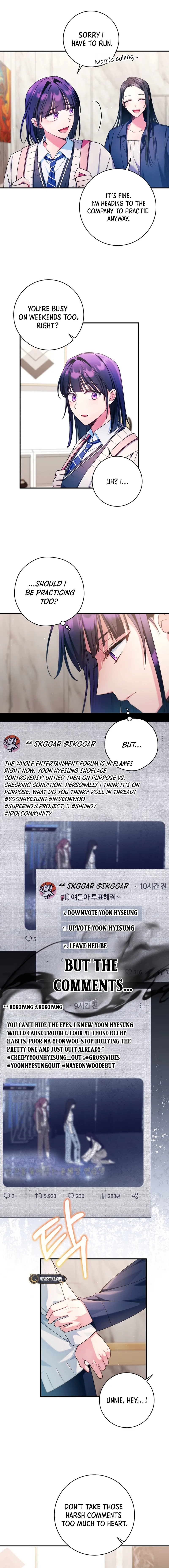 I Tried to Debut My Kid, But Ended Up Debuting Myself Chapter 28 Page 8