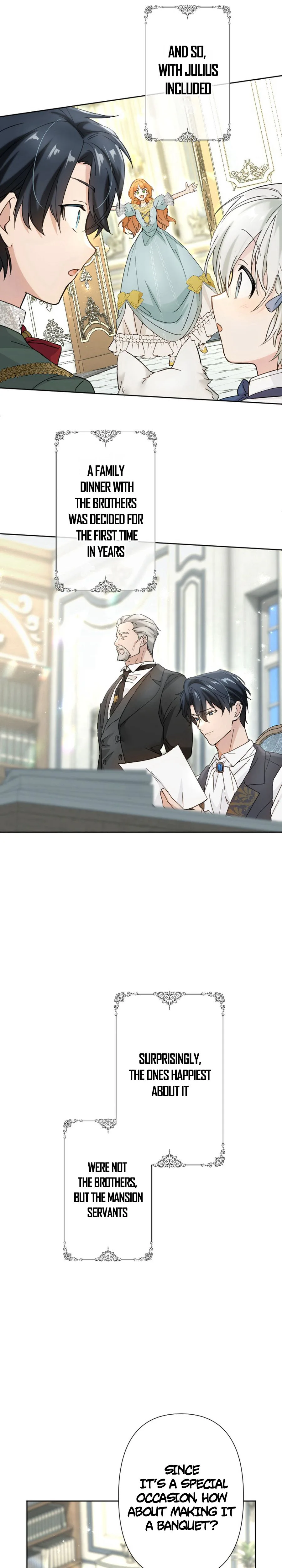 Became part of the family with the four brothers of the ducal Chapter 18 Page 34