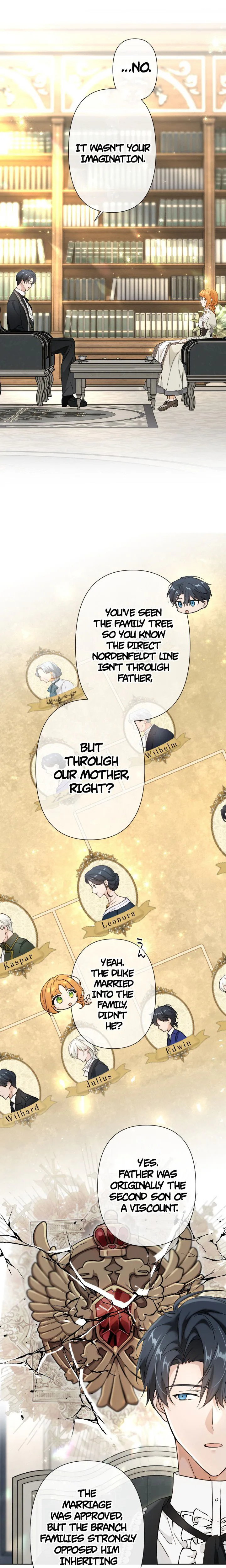 Became part of the family with the four brothers of the ducal Chapter 26 Page 14
