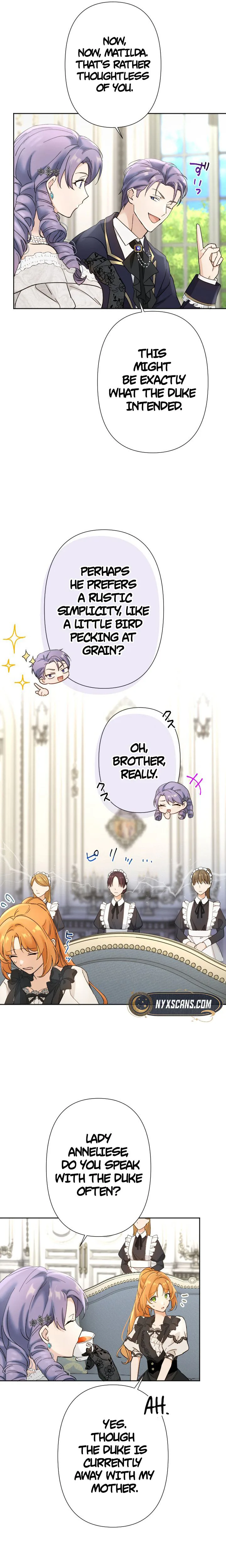 Became part of the family with the four brothers of the ducal Chapter 25 Page 7