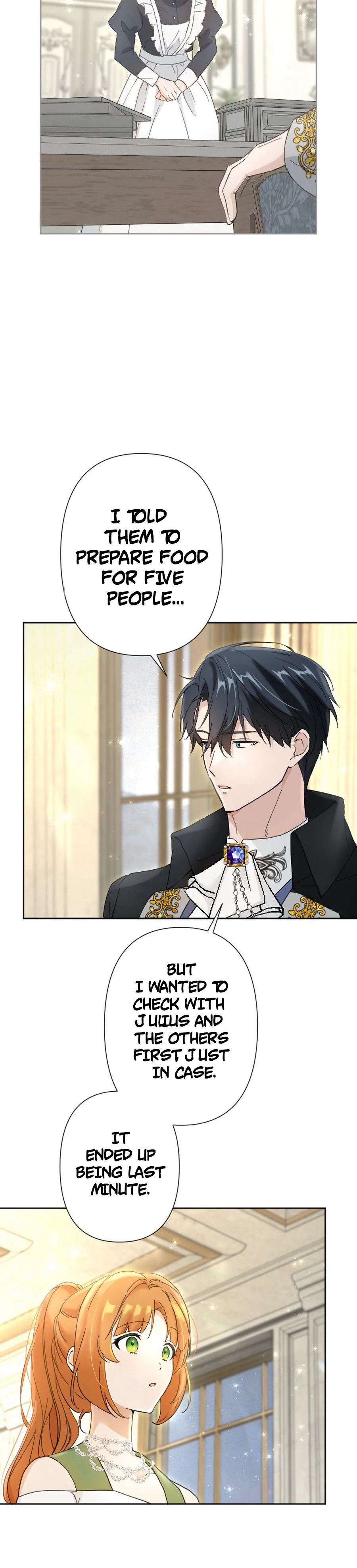 Became part of the family with the four brothers of the ducal Chapter 20 Page 30