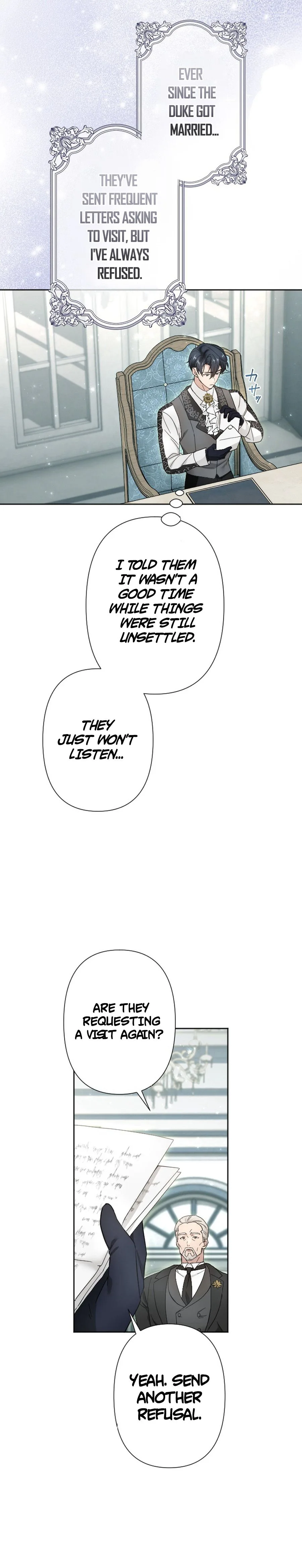 Became part of the family with the four brothers of the ducal Chapter 20 Page 44