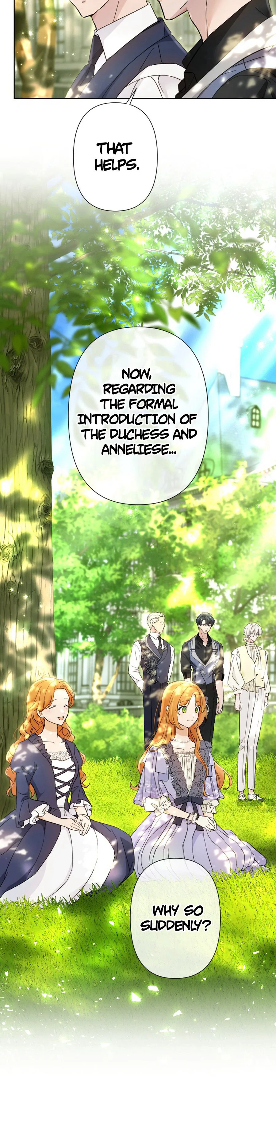 Became part of the family with the four brothers of the ducal Chapter 27 Page 11
