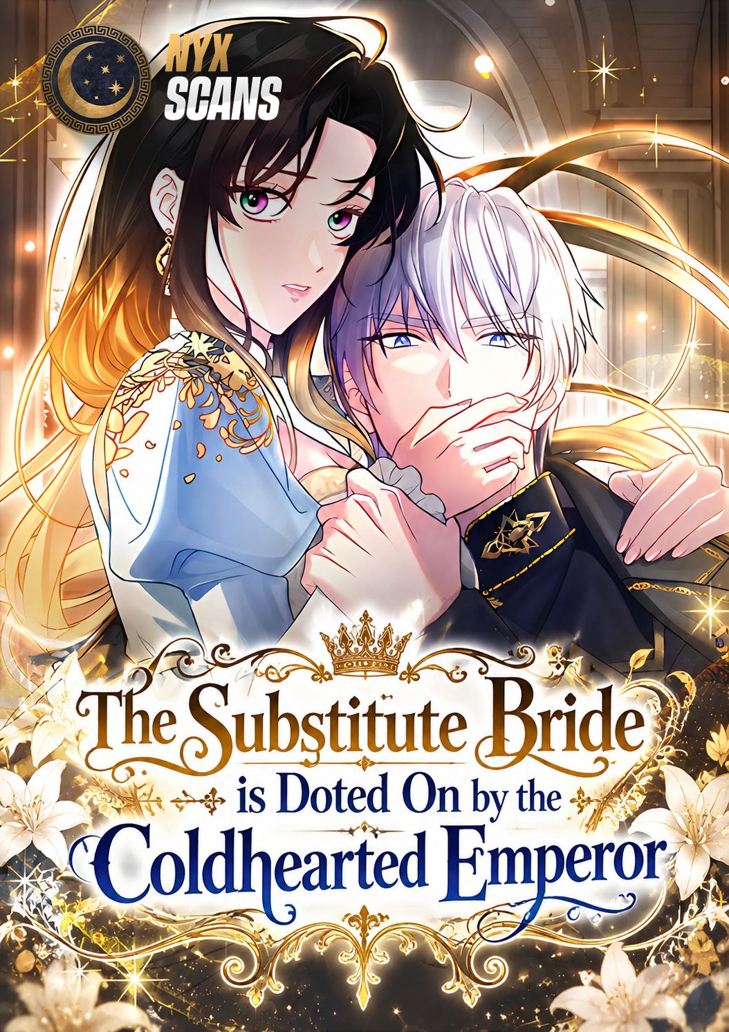 Cover of The Substitute Bride is Doted On by the Coldhearted Emperor