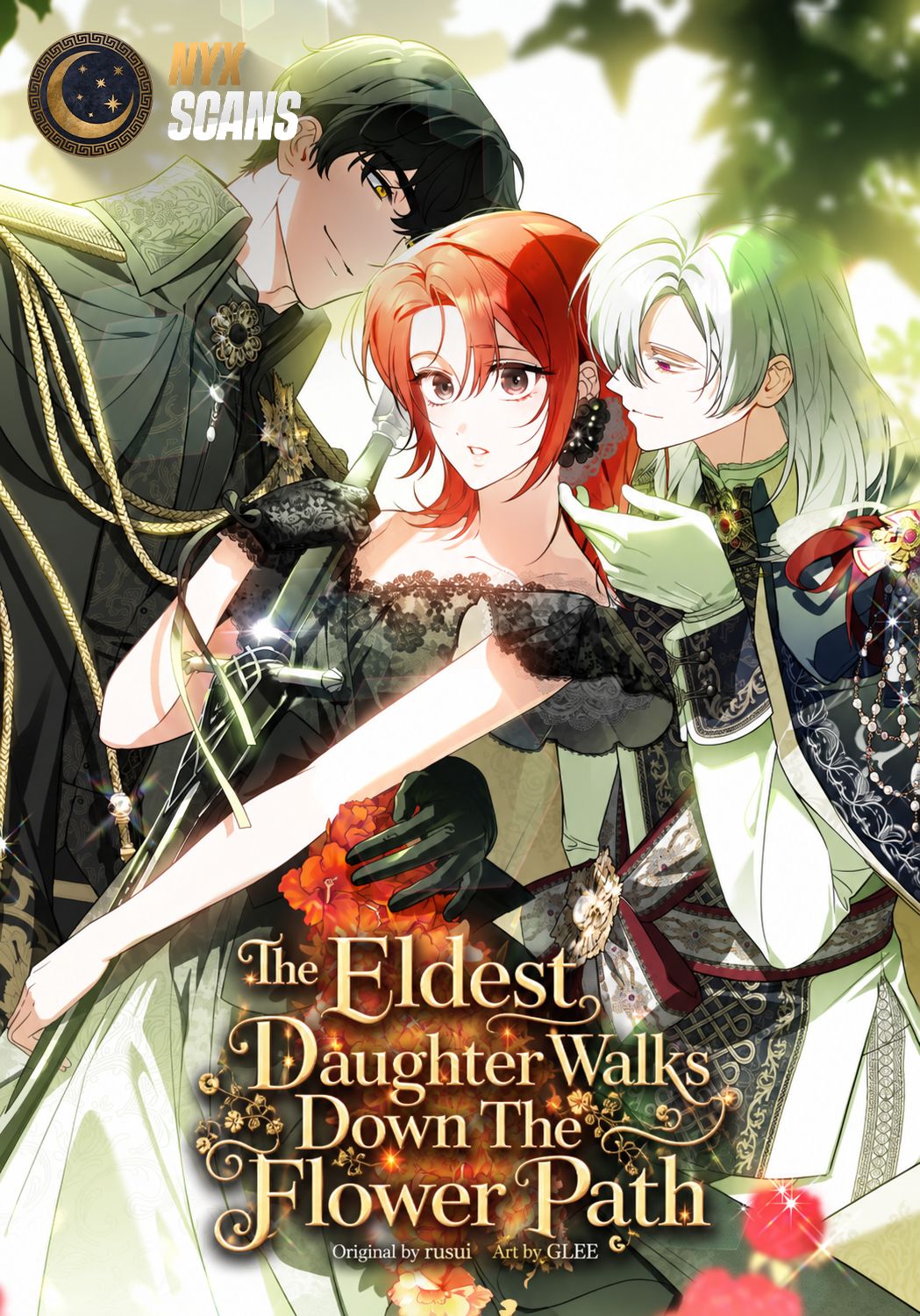 Cover of The Eldest Daughter Walks Down The Flower Path
