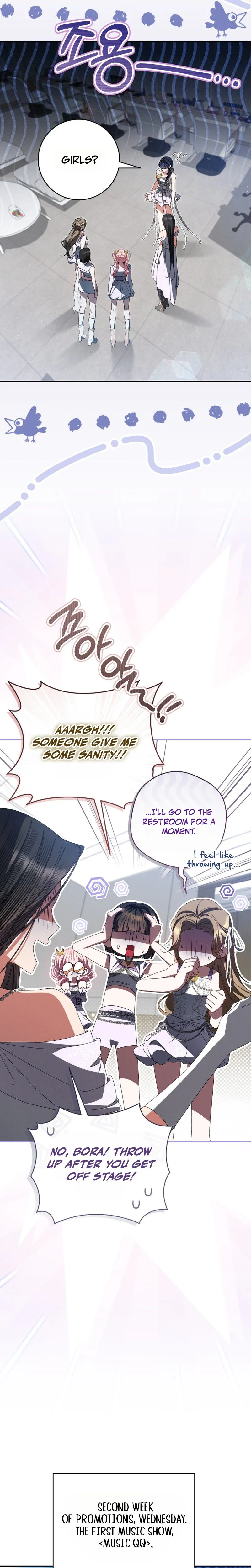 I Became the Leader of a Doomed Girl Group Chapter 59 Page 10