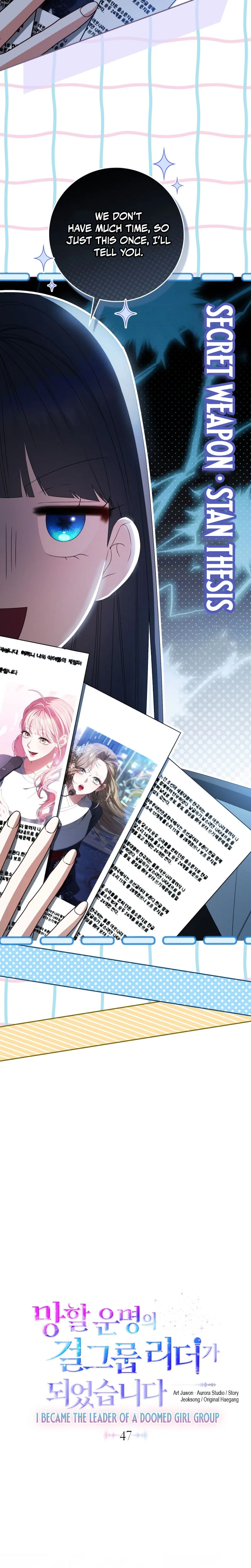 I Became the Leader of a Doomed Girl Group Chapter 47 Page 14