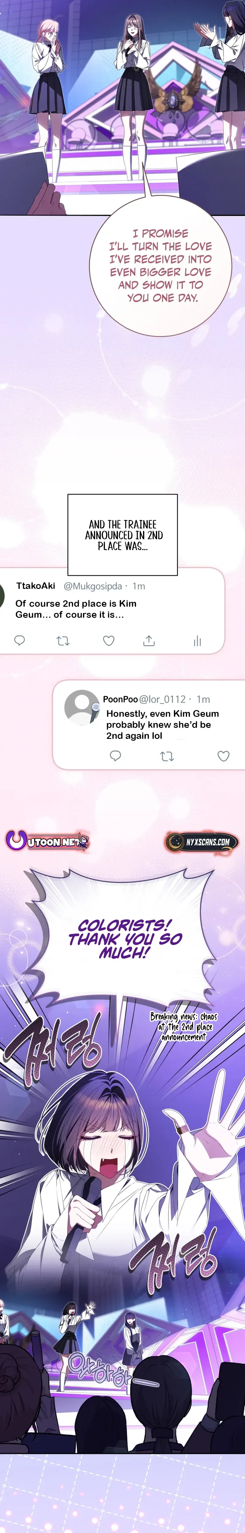 I Became the Leader of a Doomed Girl Group Chapter 50 Page 7