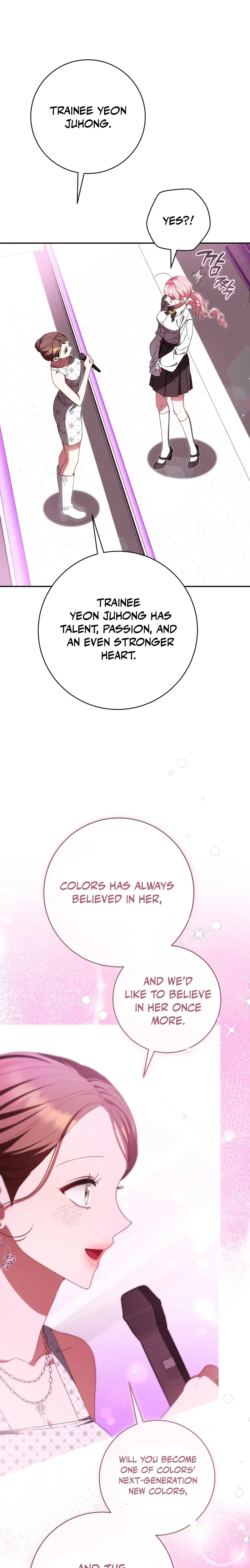 I Became the Leader of a Doomed Girl Group Chapter 50 Page 32