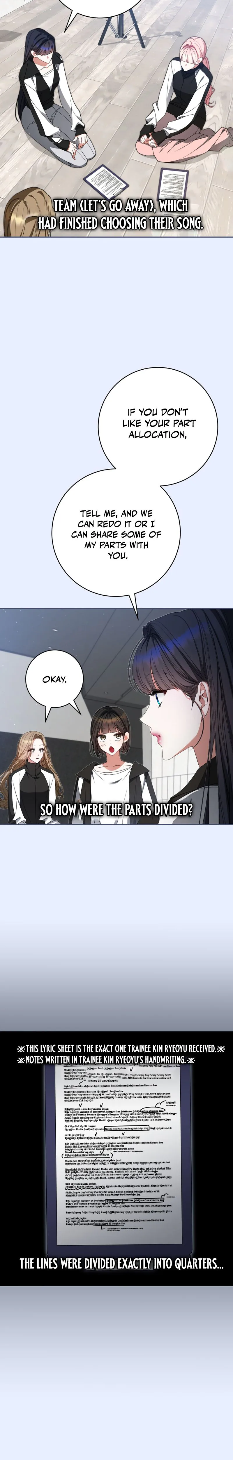 I Became the Leader of a Doomed Girl Group Chapter 45 Page 12