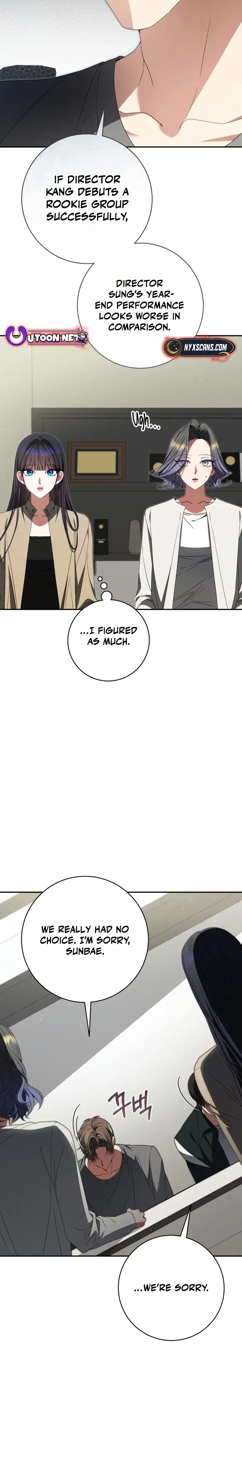 I Became the Leader of a Doomed Girl Group Chapter 56 Page 9