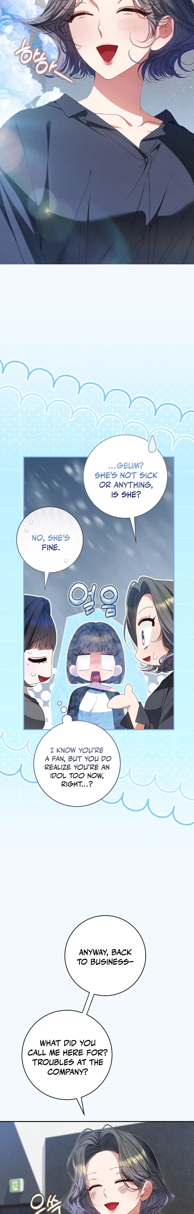 I Became the Leader of a Doomed Girl Group Chapter 53 Page 20