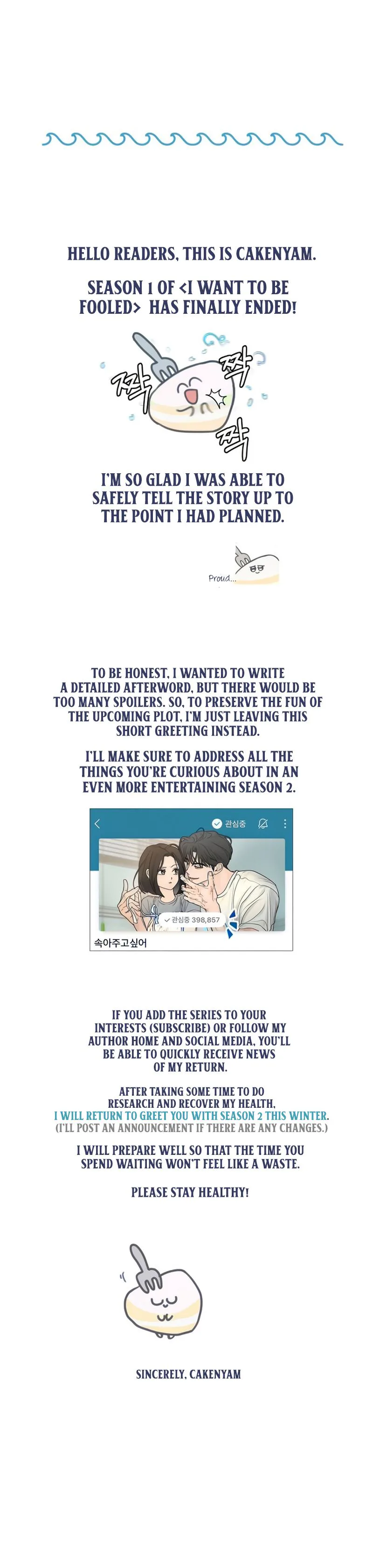 I Want To Be Fooled Chapter 46 - S1 End Page 36