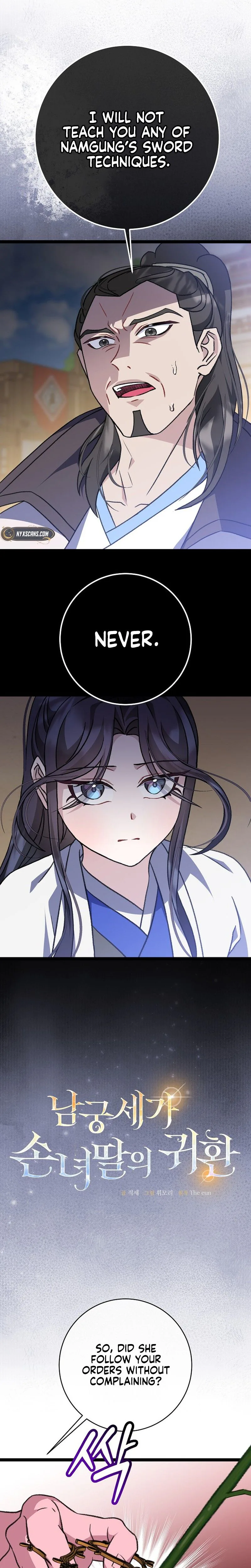 Return of the Namgung Clan’s Granddaughter Chapter 49 Page 11