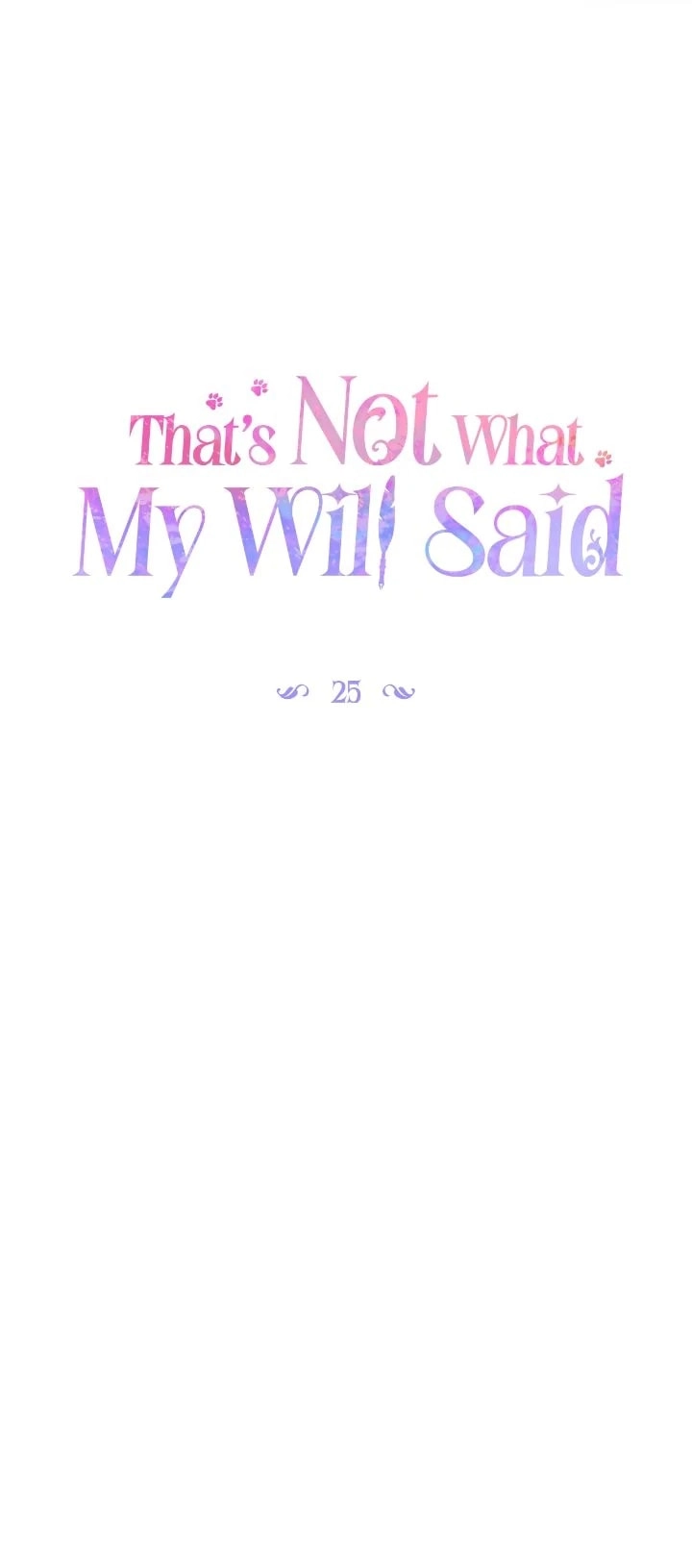 That's Not What My Will Said Chapter 25 Page 26