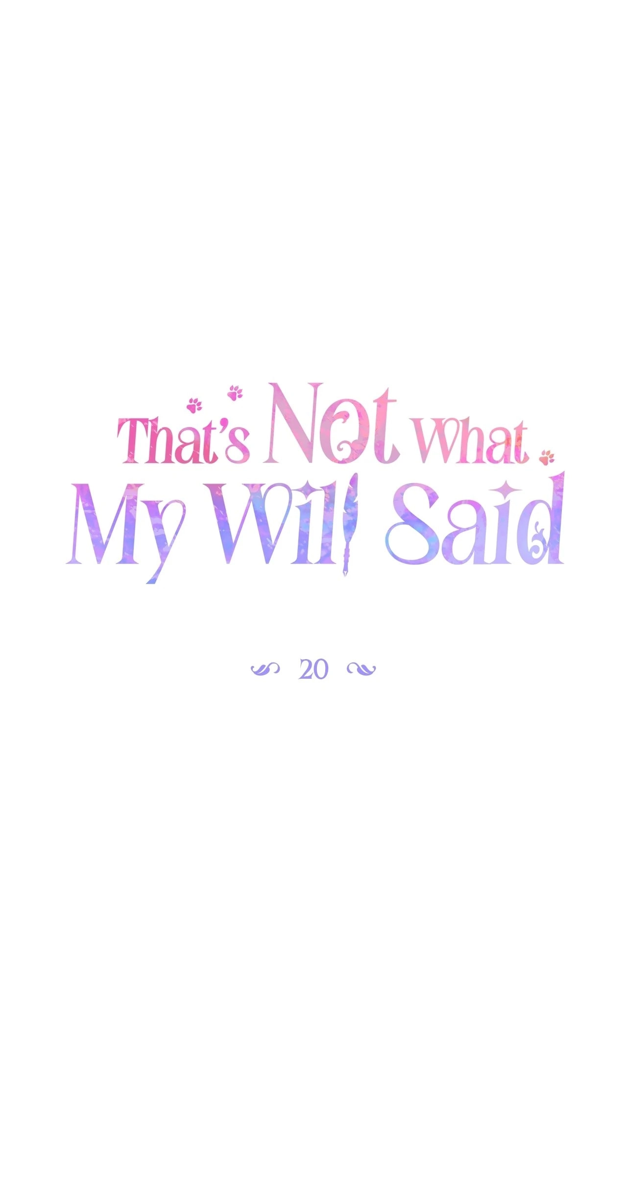 That's Not What My Will Said Chapter 20 Page 25