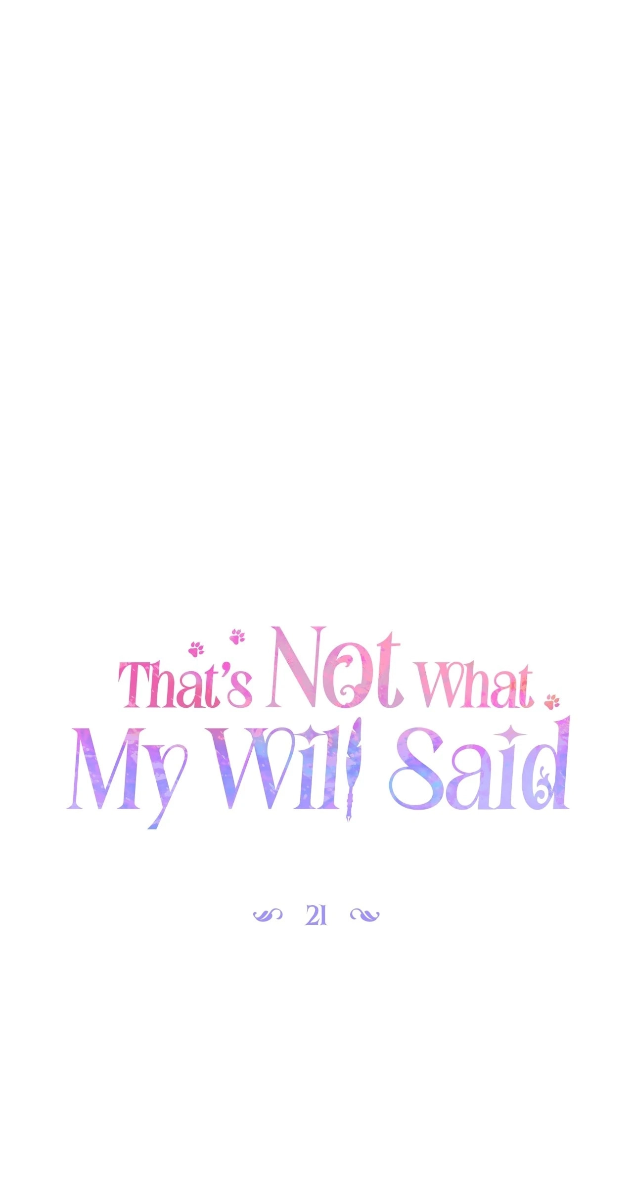 That's Not What My Will Said Chapter 21 Page 27