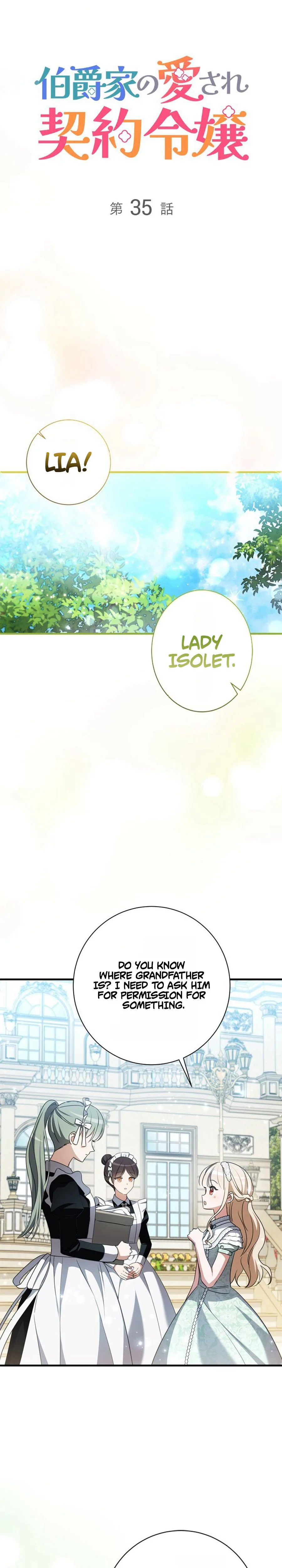 The Count's Adored Contract Daughter Chapter 35 Page 8