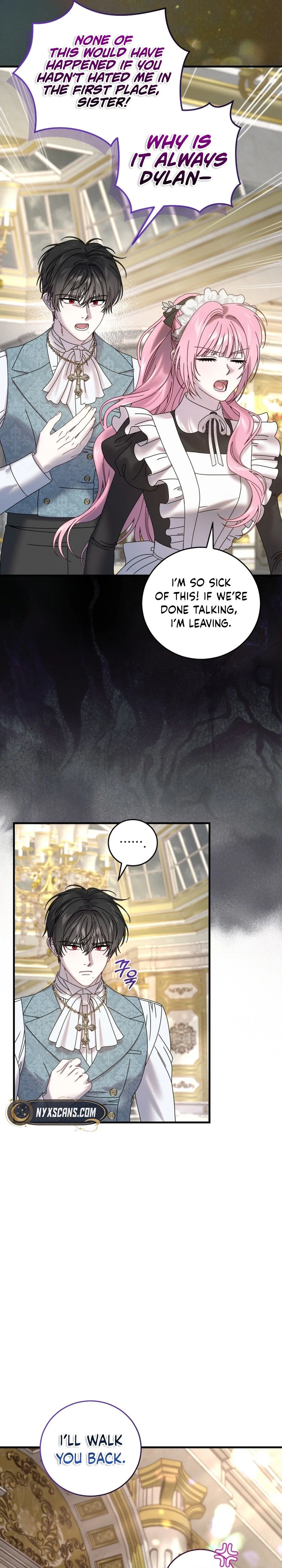 The obsessive, unhinged male lead is trying to imprison me. Chapter 38 Page 34