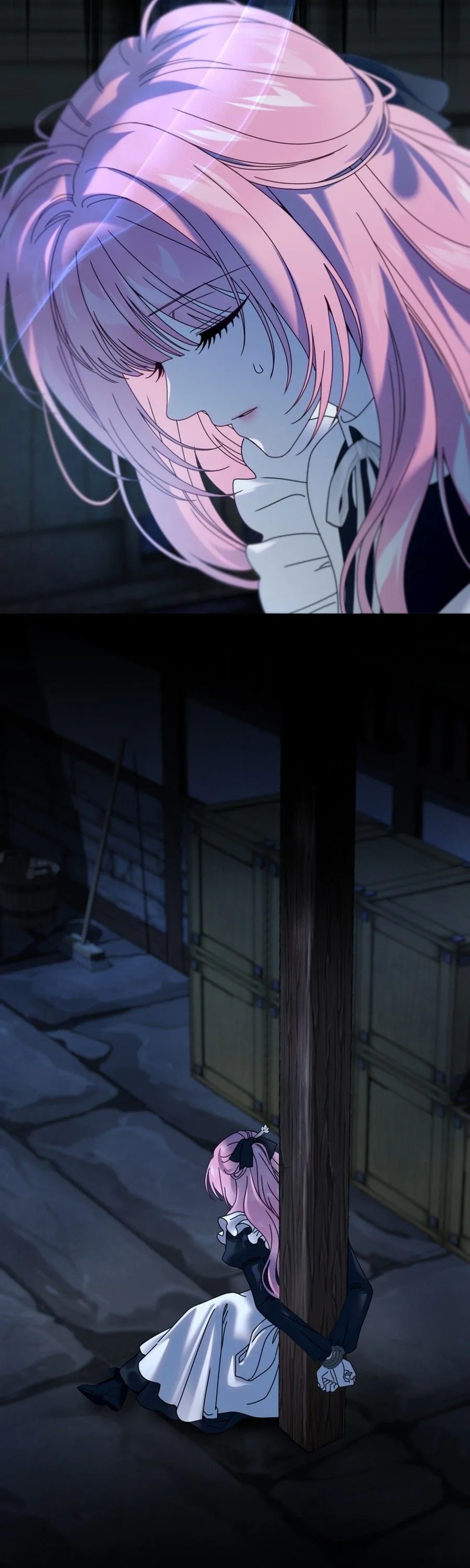 The obsessive, unhinged male lead is trying to imprison me. Chapter 38 Page 45