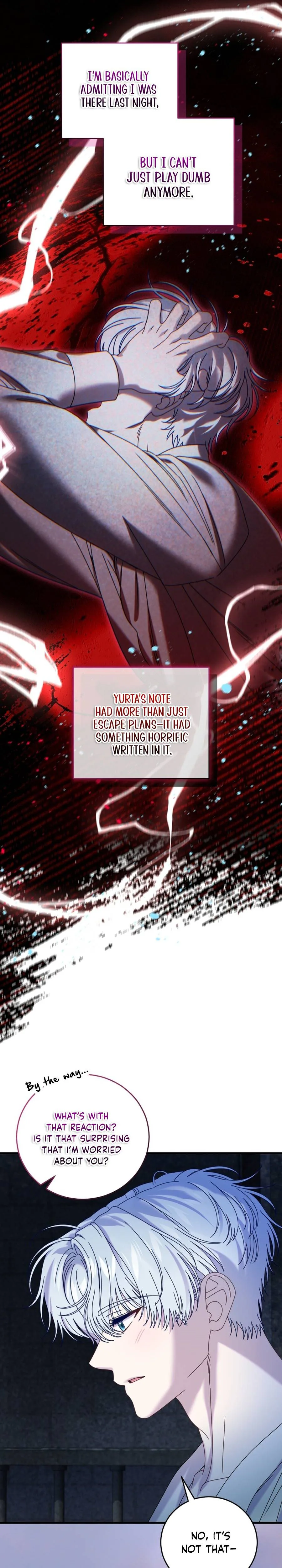 The obsessive, unhinged male lead is trying to imprison me. Chapter 32 Page 8