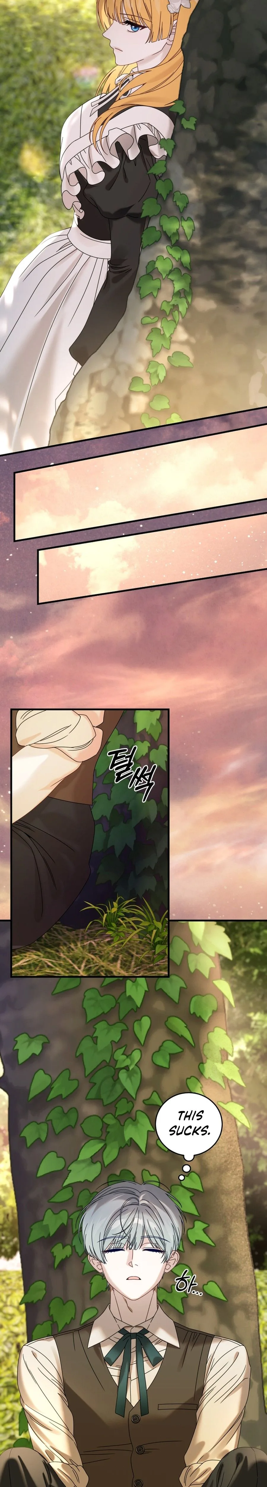 The obsessive, unhinged male lead is trying to imprison me. Chapter 40 Page 23