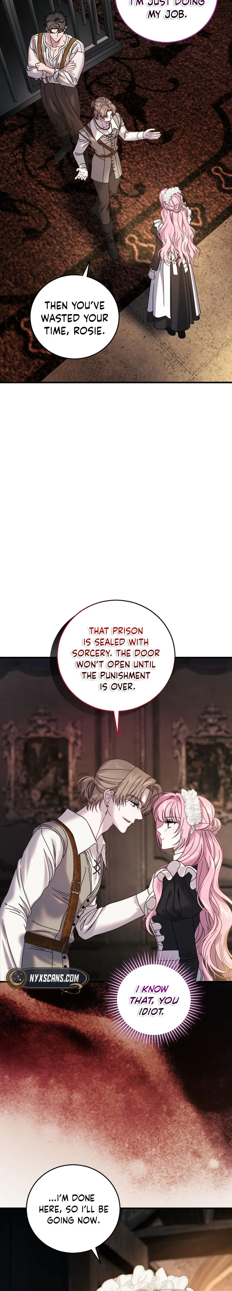 The obsessive, unhinged male lead is trying to imprison me. Chapter 41 Page 23