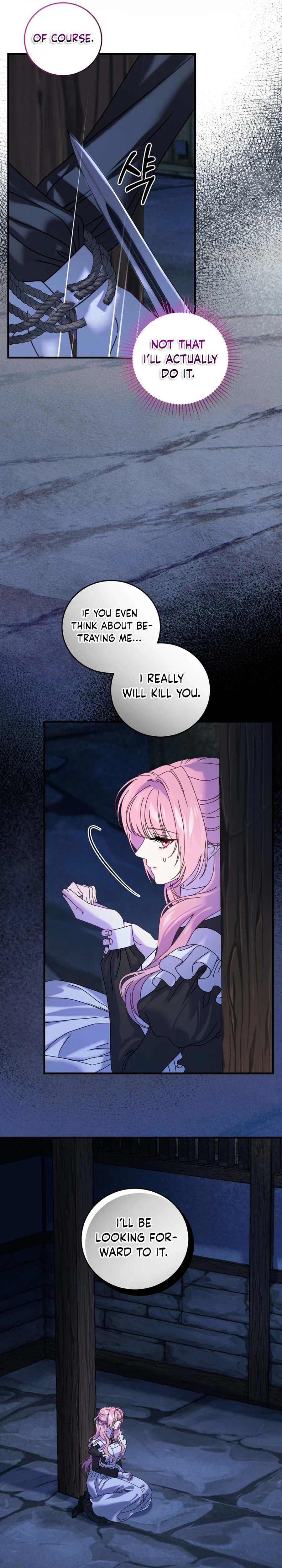The obsessive, unhinged male lead is trying to imprison me. Chapter 39 Page 13