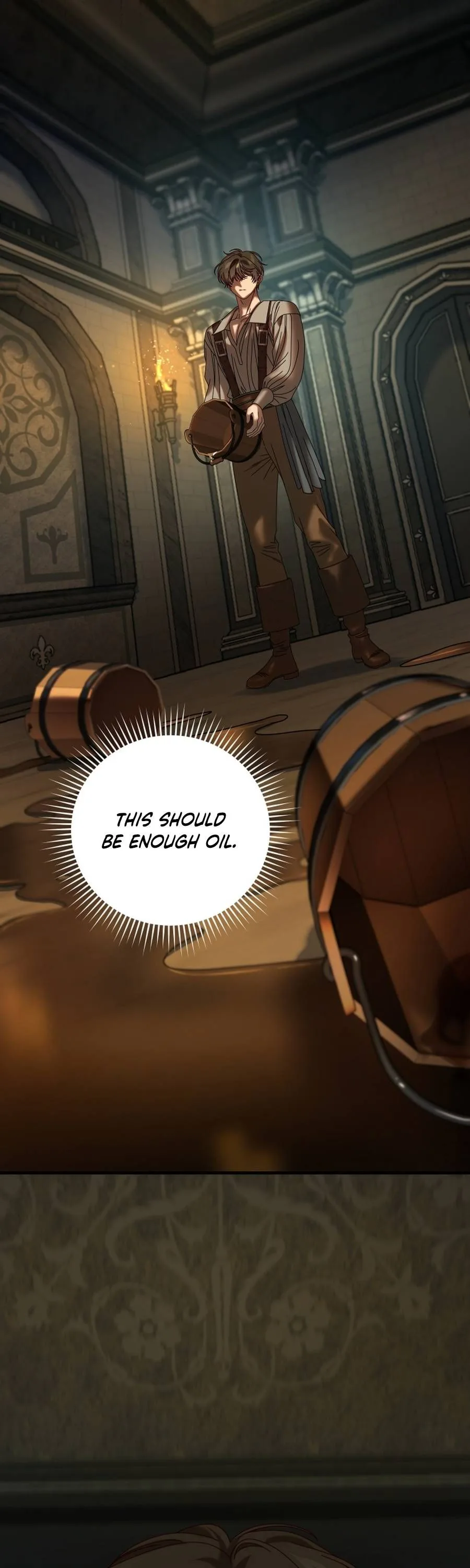 The obsessive, unhinged male lead is trying to imprison me. Chapter 33 Page 15