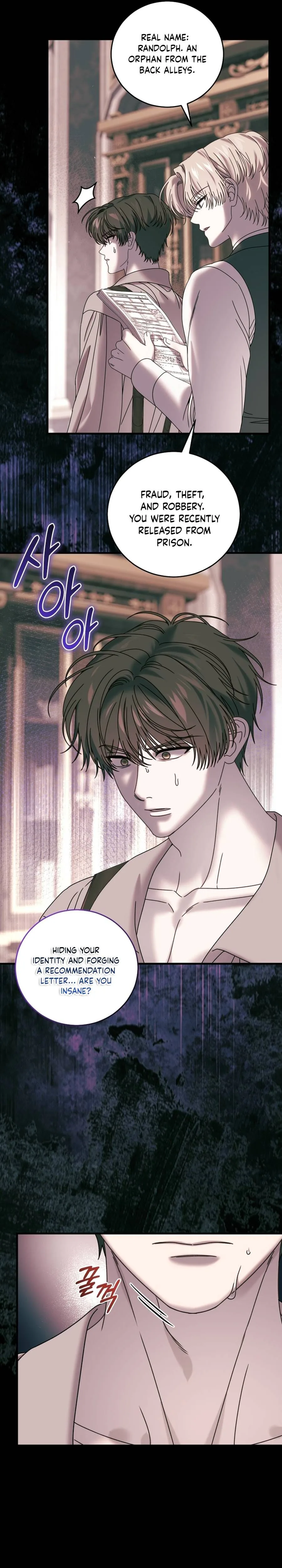 The obsessive, unhinged male lead is trying to imprison me. Chapter 33 Page 19