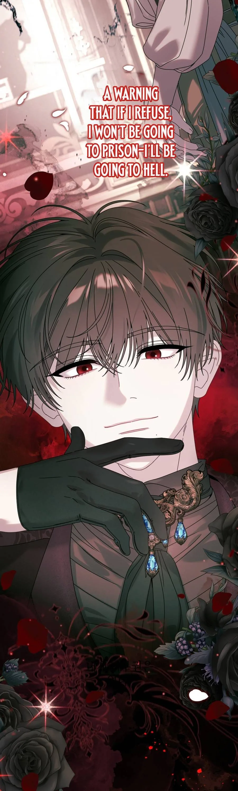 The obsessive, unhinged male lead is trying to imprison me. Chapter 33 Page 24