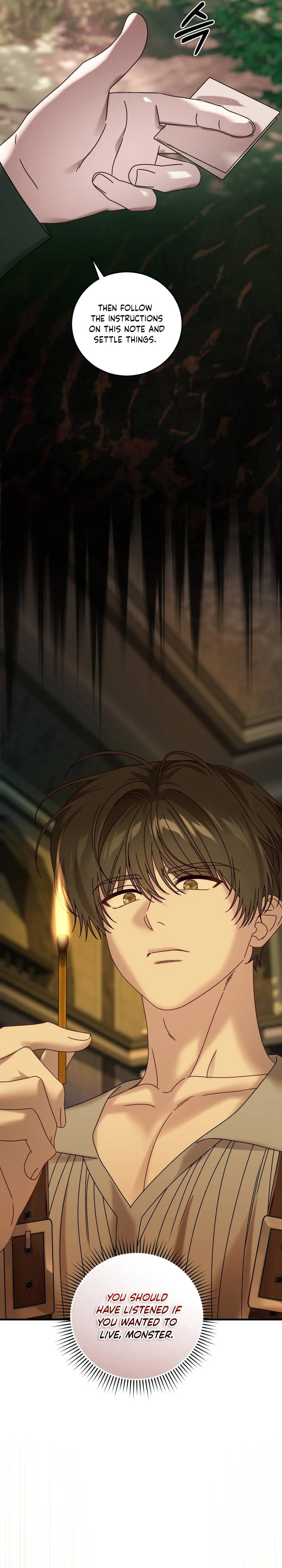 The obsessive, unhinged male lead is trying to imprison me. Chapter 33 Page 28