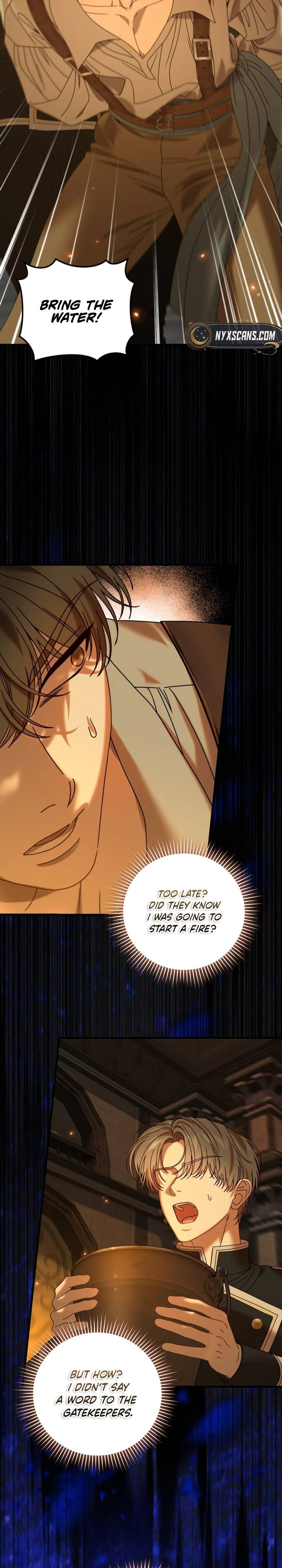 The obsessive, unhinged male lead is trying to imprison me. Chapter 33 Page 32