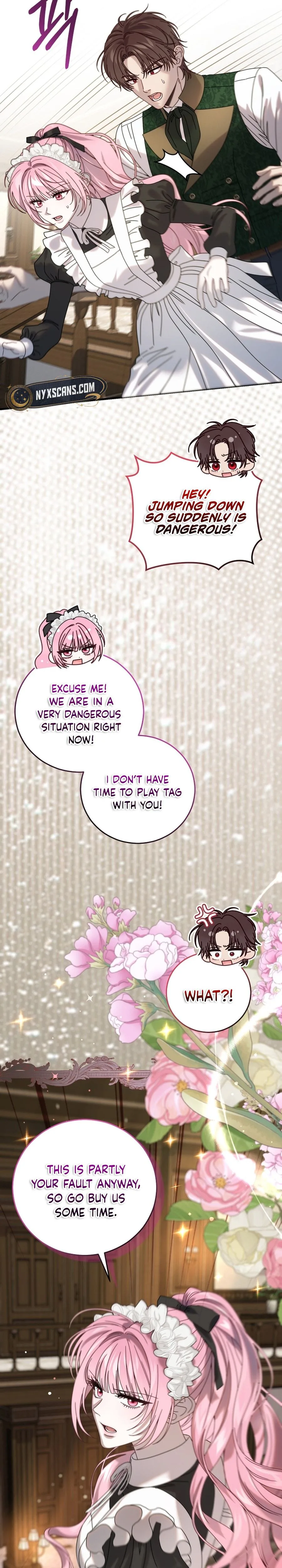 The obsessive, unhinged male lead is trying to imprison me. Chapter 43 Page 11