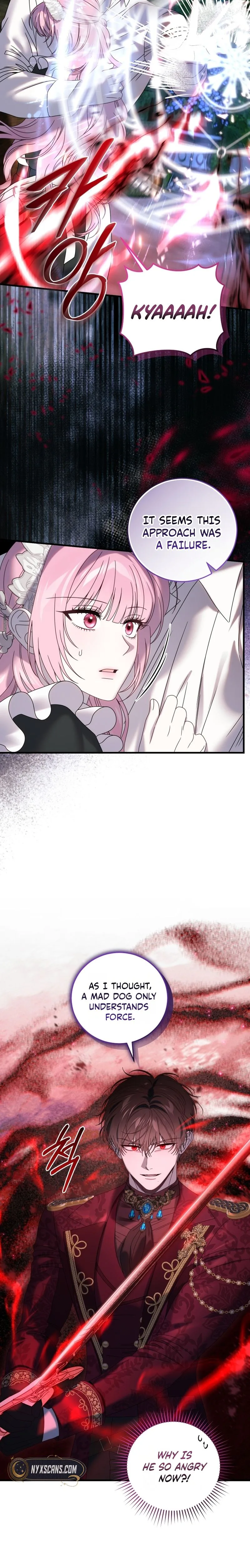 The obsessive, unhinged male lead is trying to imprison me. Chapter 36 Page 9