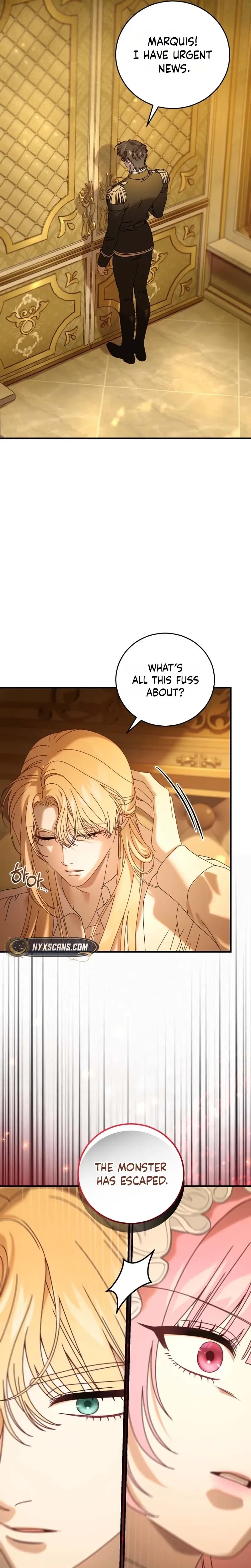 The obsessive, unhinged male lead is trying to imprison me. Chapter 34 Page 19