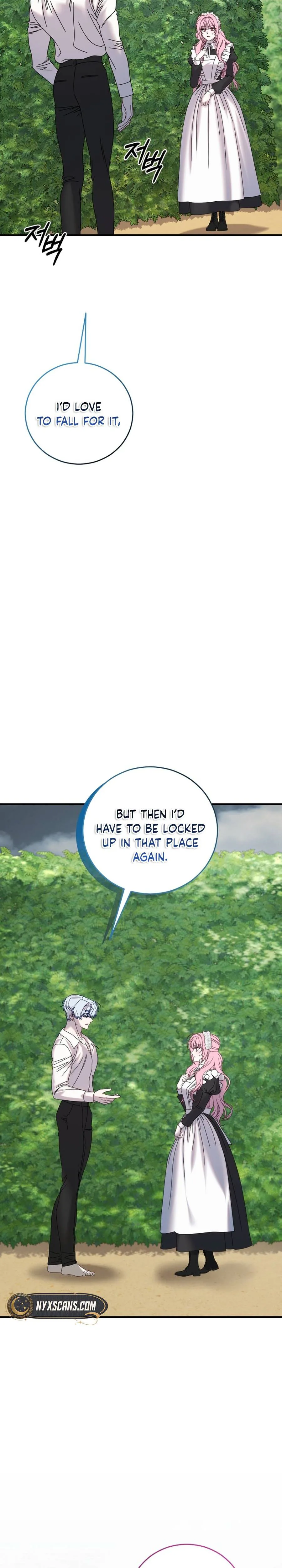 The obsessive, unhinged male lead is trying to imprison me. Chapter 35 Page 34