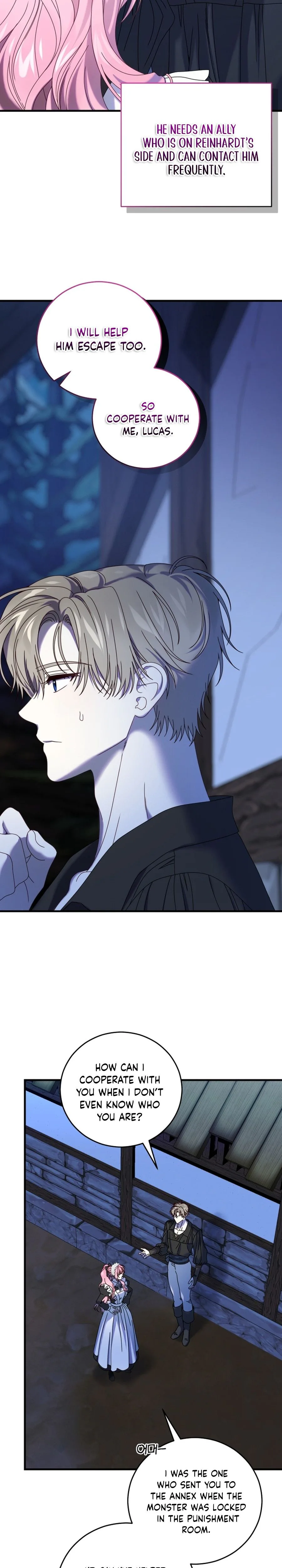 The obsessive, unhinged male lead is trying to imprison me. Chapter 44 Page 22