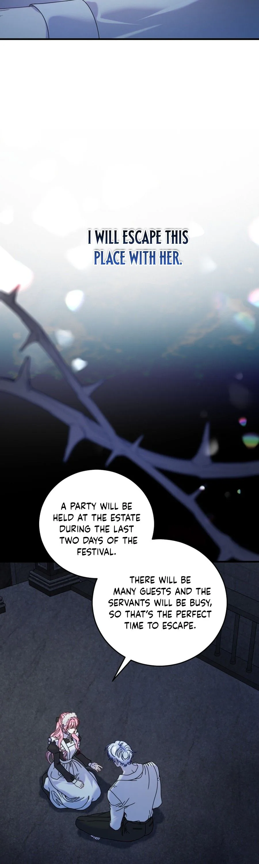 The obsessive, unhinged male lead is trying to imprison me. Chapter 44 Page 34