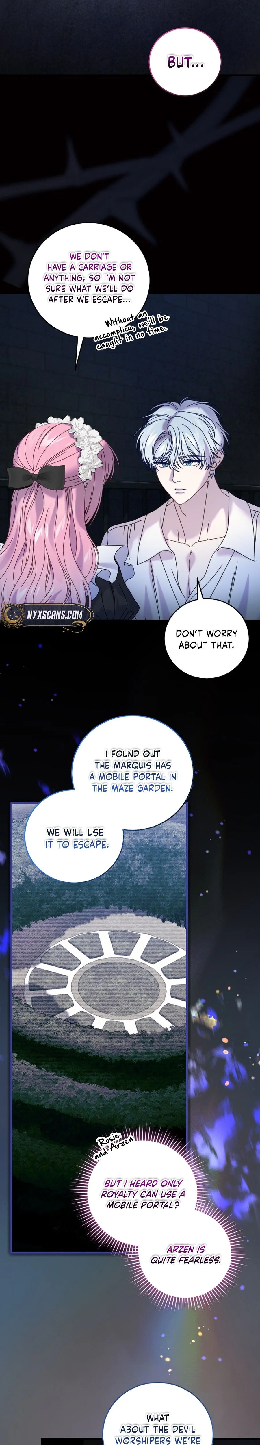 The obsessive, unhinged male lead is trying to imprison me. Chapter 44 Page 35
