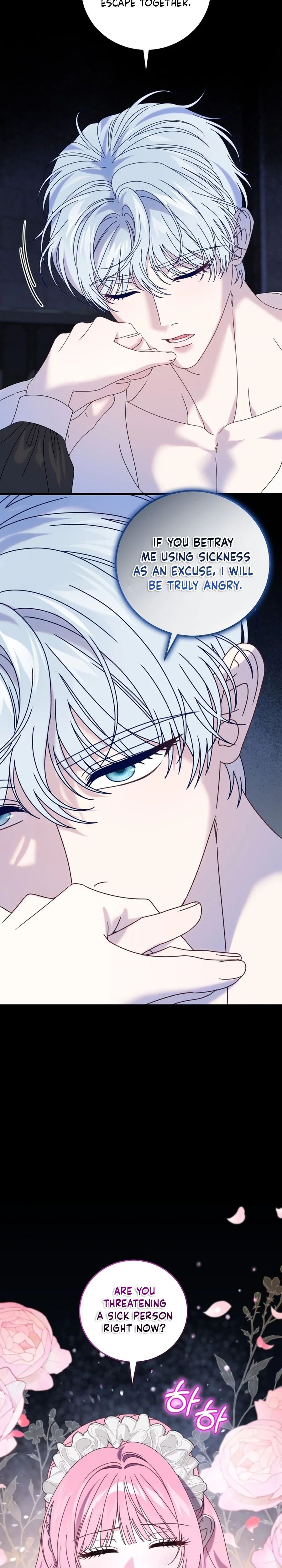 The obsessive, unhinged male lead is trying to imprison me. Chapter 44 Page 39