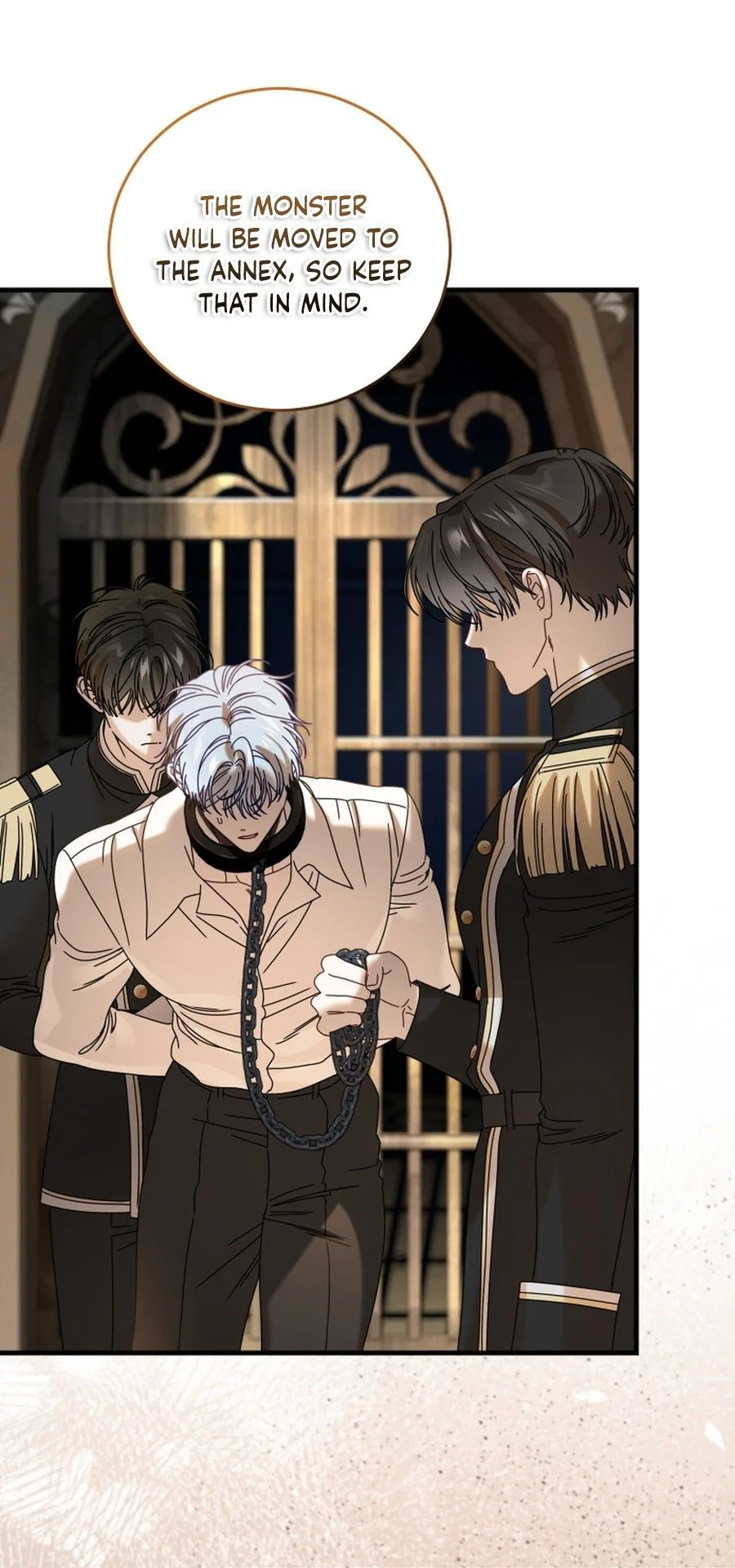 The obsessive, unhinged male lead is trying to imprison me. Chapter 44 Page 43