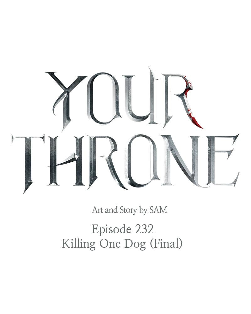 Your Throne Chapter 233 - Killing One Dog (Final) Page 78